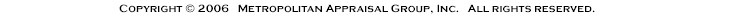 Metropolitan Appraisal Group, Inc.